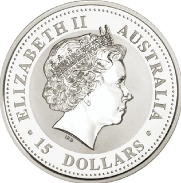 Lunar I - Affe - 1/2 KG Silber 2004*