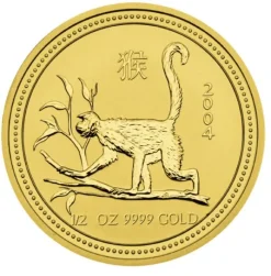 Lunar I Affe 1/2 Oz Gold 2004