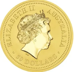 Lunar I Affe 1/2 Oz Gold 2004