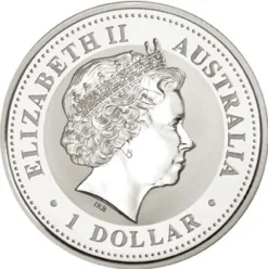 Lunar I - Affe - 1 Oz Silber 2004 *