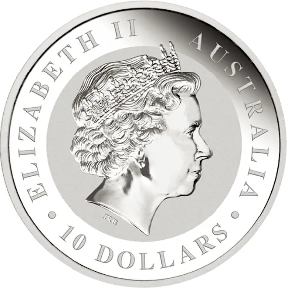 Lunar I Affe 10 Oz Silber 2004 *