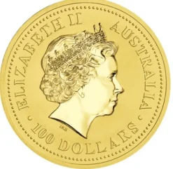 Lunar I - Affe - 1 Unze Gold 2004