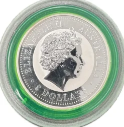 Lunar I - Affe - 5 Unzen Silber farbig 2004*