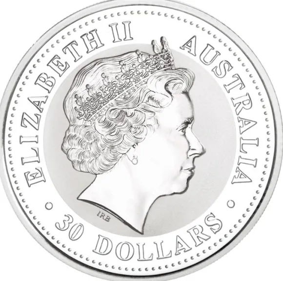 Lunar I - Hahn - 1 KG Silber 2005*