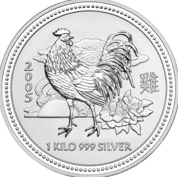 Lunar I - Hahn - 1 KG Silber 2005*