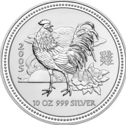 Lunar I Hahn 10 Oz Silber 2005 *