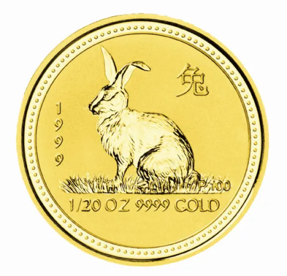 Lunar I Hase 1/20 Oz Gold 1999