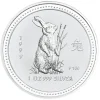 Lunar I - Hase - 1 Oz Silber 1999*