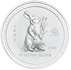 Lunar I Hase 10 Oz Silber 1999 *