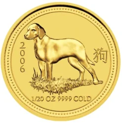 Lunar I Hund 1/20 Oz Gold 2006