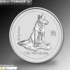 Lunar I - Hund - 1 Oz Silber 2006*