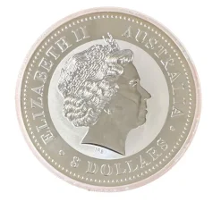 Lunar I - Hund - 5 Oz Silber farbig 2006*