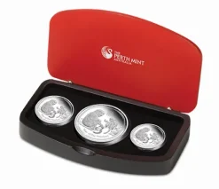 Lunar II - Affe - 3-Coin Set Silber Proof 2016 +Box +COA*