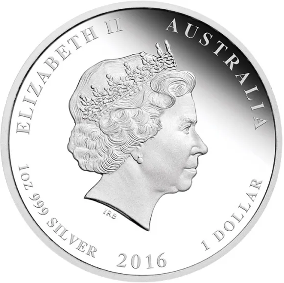 Lunar II - Affe - 3-Coin Set Silber Proof 2016 +Box +COA*