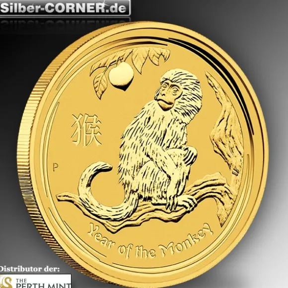Lunar II Affe 1 Kg Gold 2016
