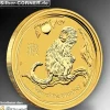 Lunar II Affe 10 Oz Gold 2016