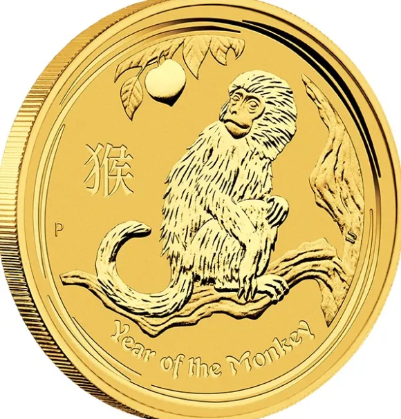 Lunar II Affe 1/10 Oz Gold 2016