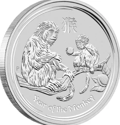 Lunar II Affe 10 Oz Silber 2016 *
