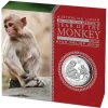 Lunar II Affe 1 Oz Silber High Relief 2016 *