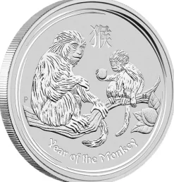 Lunar II - Affe - 5 Unzen Silber 2016*