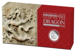 Lunar II - Drache - 3-Coin Set Proof Silber 2012 + Box + COA *