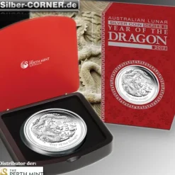Lunar II Drache 1 KG Silber Proof 2012*