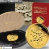 Lunar II Drache 1/10 Oz Proof Gold + Box + COA