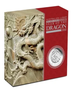 Lunar II Drache 1/2 Oz Silber Proof 2012 +Box +COA*