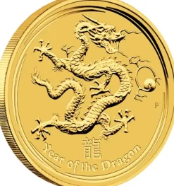 Lunar II - Drache - 2 Unzen Gold 2012