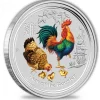 Lunar II - Hahn - 1 KG Silber - farbig - 2017*