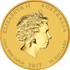 Lunar II - Hahn - 1/2 Oz Gold 2017