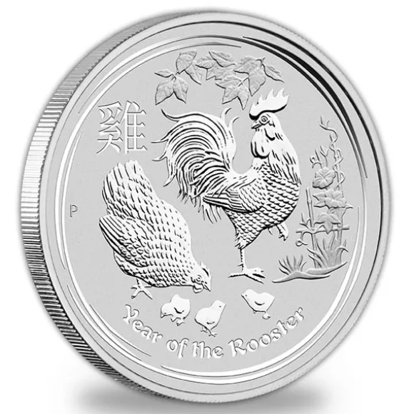Lunar II - Hahn - 1/2 Oz Silber 2017*