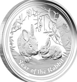 Lunar II Hase 3-Coin Set Silber Proof 2011 +Box +COA*