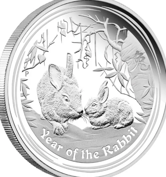 Lunar II Hase 3-Coin Set Silber Proof 2011 +Box +COA*