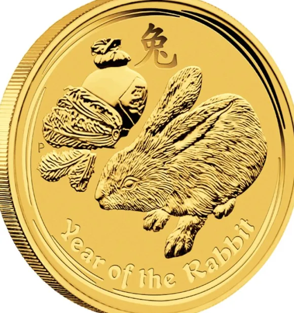 Lunar II Hase 1/4 oz Gold 2011
