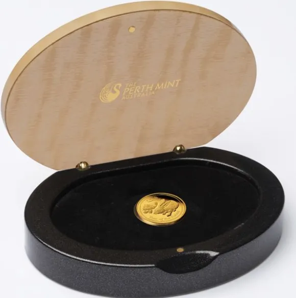 Lunar II- Hase - 1/10 Oz Gold Proof 2011 + Box + COA
