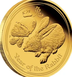 Lunar II- Hase - 1/10 Oz Gold Proof 2011 + Box + COA
