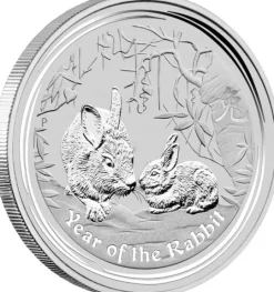 Lunar II - Hase - 2 Unzen Silber 2011*