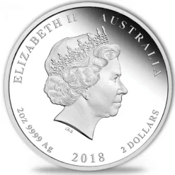 Lunar II - Hund - 3 Coin Set Silber Proof 2018+ Box +COA*