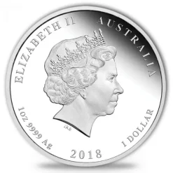 Lunar II Hund 1 Oz Silber Proof + Box + Zertifikat *