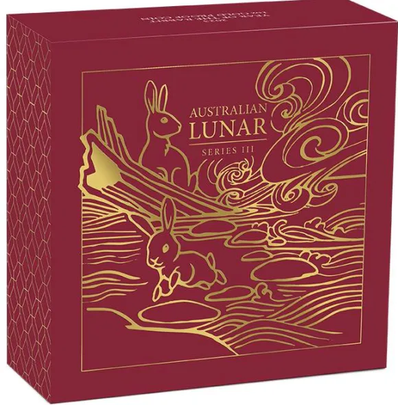 Lunar III - Hase - 1 Unze Gold Proof + Box + COA