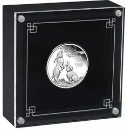 Lunar III - Hase - 1/2 Unze Silber Proof +Box +Zertifikat*