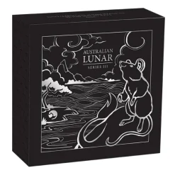 Lunar III Maus 1 Oz Silber farbig Proof 2020*
