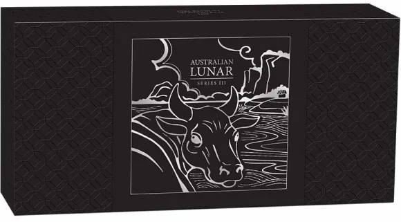 Lunar III - Ochse - 3 Coin Set Silber Proof 2021 + Box + COA*