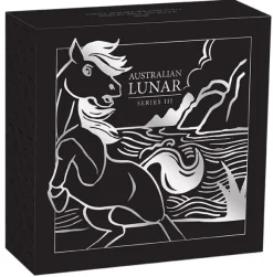 Lunar III 1/2 Oz Proof Silber Pferd 2026