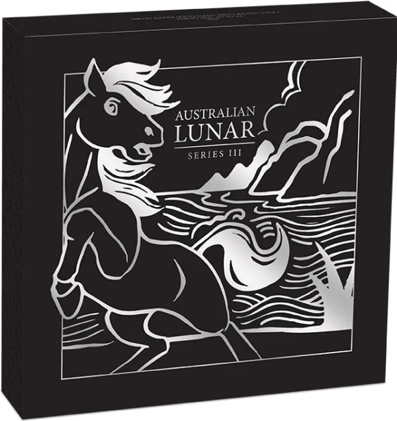 Lunar III - Pferd - 1 Kg Silber Privy Mark Gold 2026 + Box + CoA