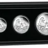 Lunar III Pferd Three Coin Set Silber 2026