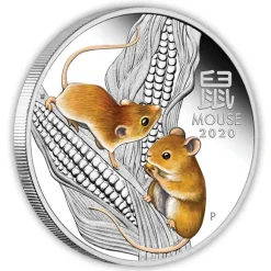 Lunar III Serie Jahr der Maus 1 Oz Silber Trio 2020*