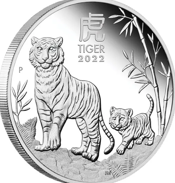 Lunar III - Tiger - 3 Coin Set Silber Proof + Box + COA*