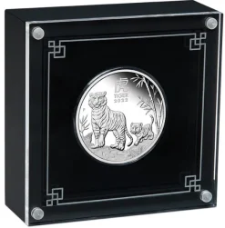 Lunar III - Tiger - 1 Oz Silber Proof 2022 + Box + COA*